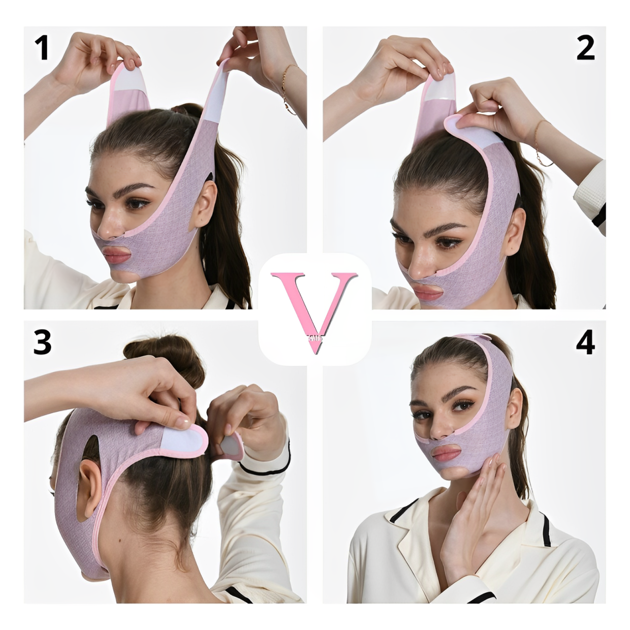 V-Revitalize Sculpt™ – Máscara de Contorno Facial | Compre 1 Leve 2