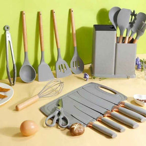 MasterChef – Seu Kit Com 19 peças Profissional + Brinde 4 Apoios de colher em silicone!