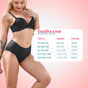 Calcinha Antivazamento ConfortLife - Compre 3 Leve 6