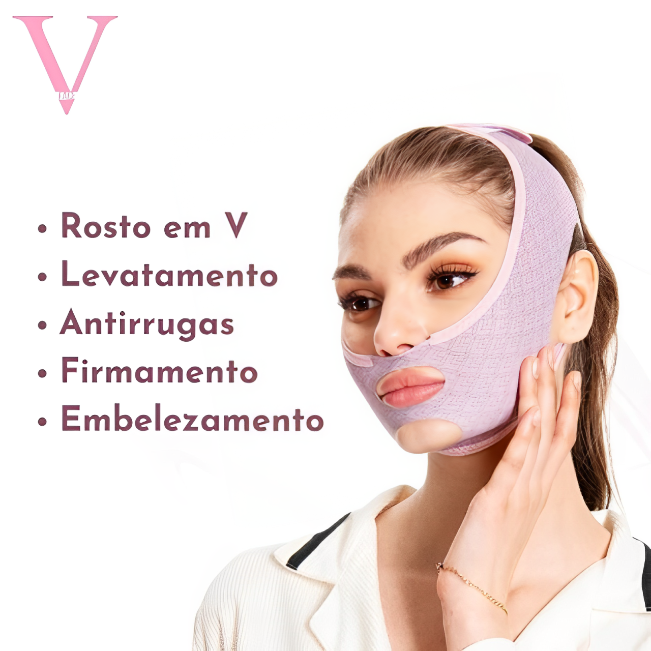 V-Revitalize Sculpt™ – Máscara de Contorno Facial | Compre 1 Leve 2