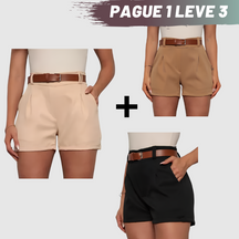 Soft Short Alfaiataria - Compre 1 Leve 3