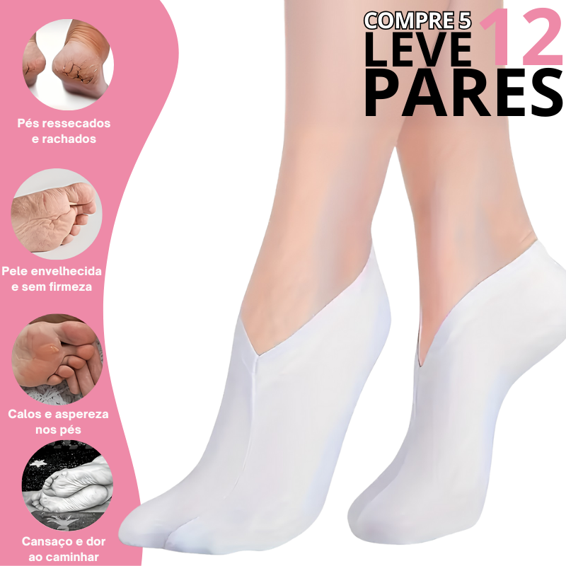 Meias Hidratantes Hidralisse – Compre 5 Leve 12 PARES]
