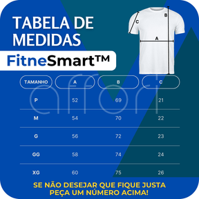 Camisetas Tecnológicas FitneSmart - Anti-Suor - Compre 2 Leve 3