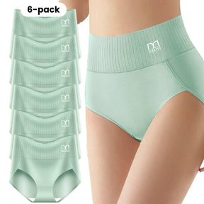 Slympy™ 6-pak | Conjunto com 6 Calcinhas Cintura Alta Confortáveis com Suporte Abdominal – Para o dia a dia e para todos os tipos de corpo