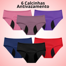 Calcinha Antivazamento ConfortLife - Compre 3 Leve 6