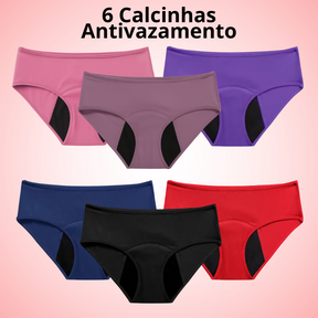 Calcinha Antivazamento ConfortLife - Compre 3 Leve 6