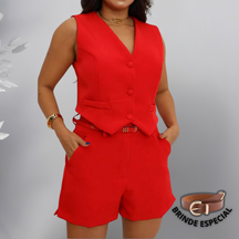 Conjunto Social Alfaiataria Premium + Brinde Especial